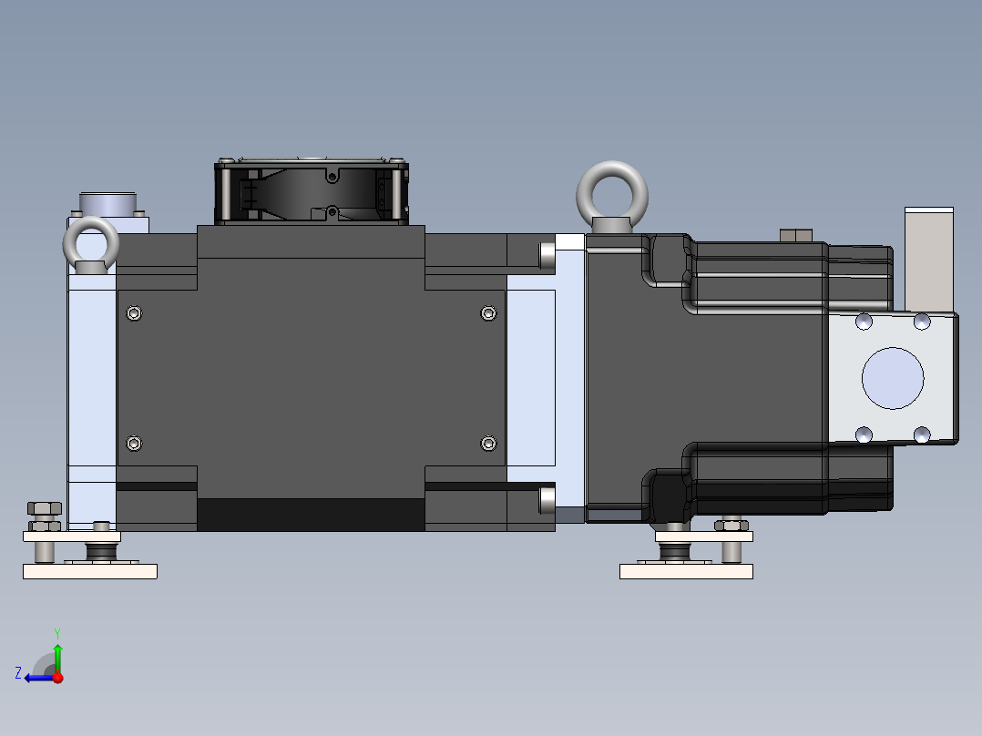 YUKEN EUROPE LTD-ASE-30D液压元件右视图
