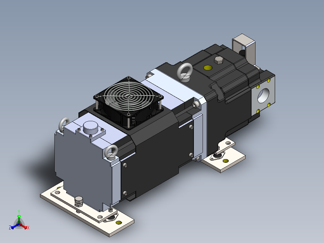 YUKEN EUROPE LTD-ASE-30D液压元件正等轴测图