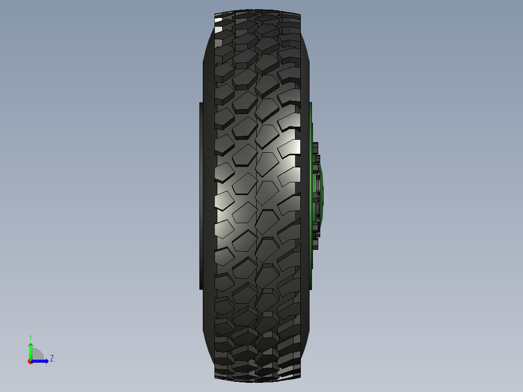 越野平台车身结构设计（SW三维模型,CAD图纸,说明书左视图