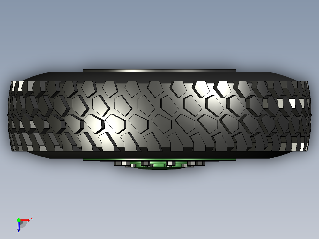 越野平台车身结构设计（SW三维模型,CAD图纸,说明书俯视图