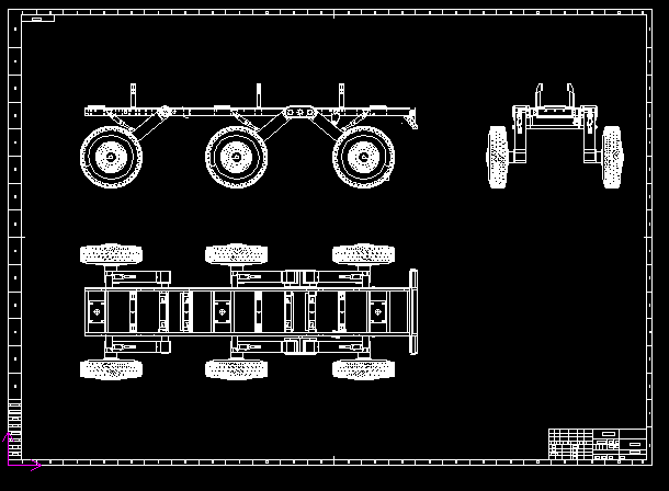 越野平台车身结构设计（SW三维模型,CAD图纸,说明书