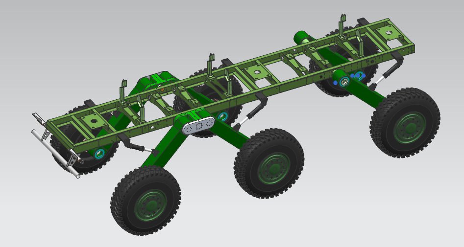 越野平台车身结构设计（SW三维模型,CAD图纸,说明书