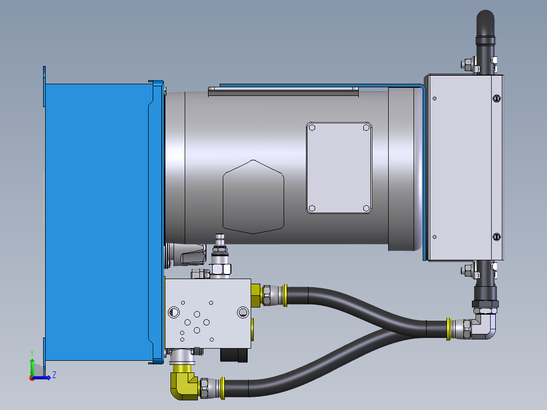 Continental Hydraulics-1012037液压元件左视图