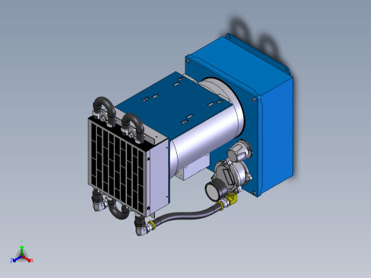Continental Hydraulics-1012037液压元件正等轴测缩略图
