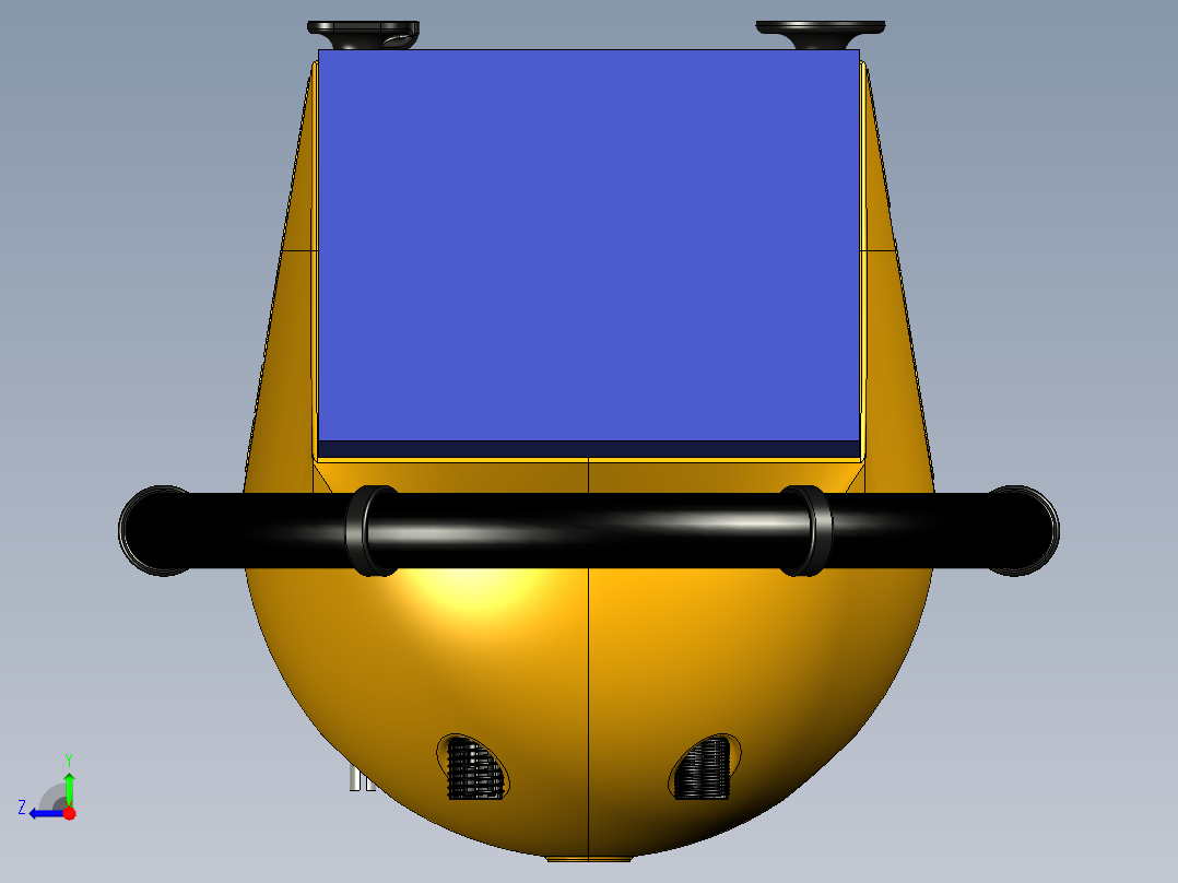 水上守护浮标右视图