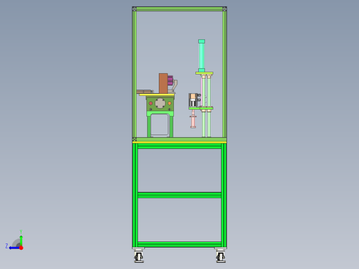 自动锁螺丝机模型图右视缩略图