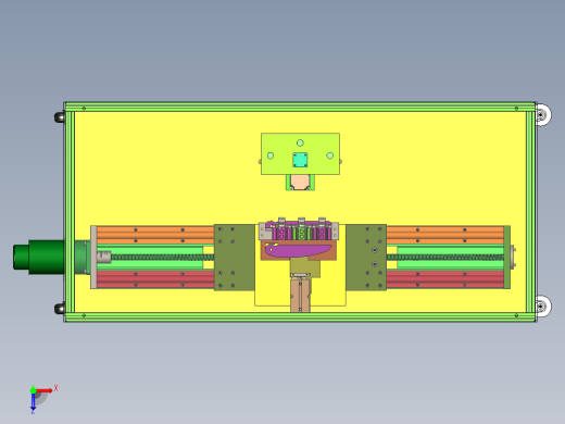 自动锁螺丝机模型图俯视缩略图