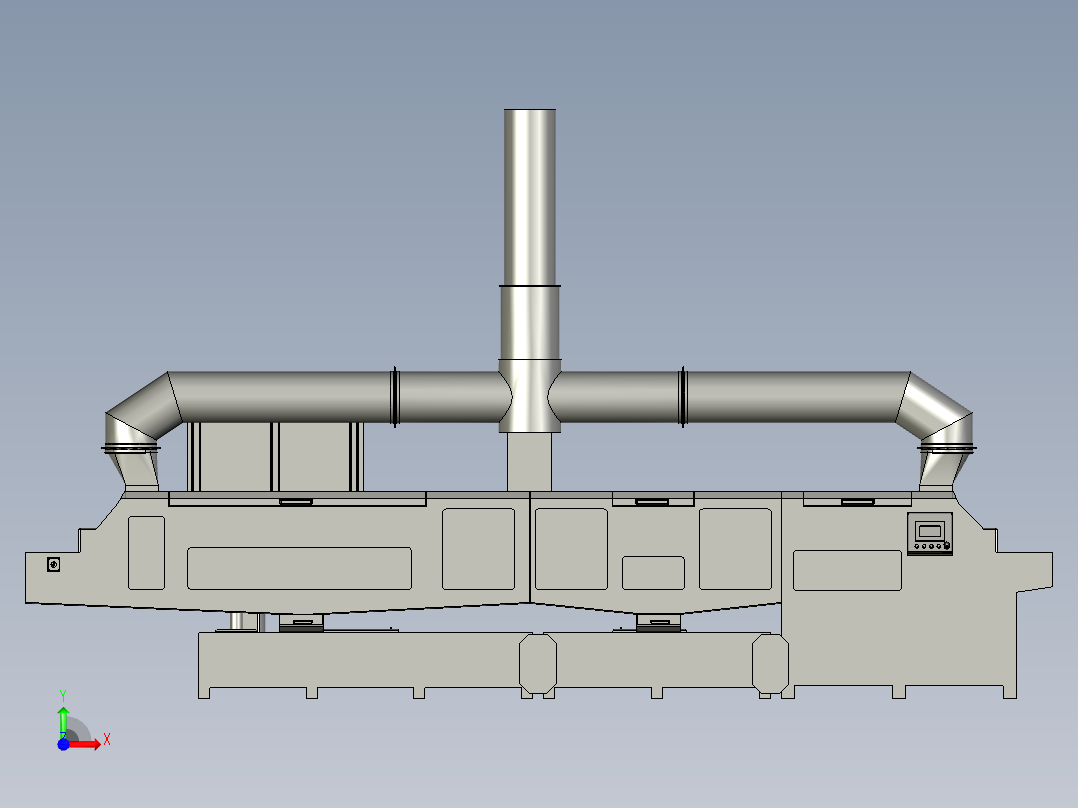 B2004019-工业零件清洗机前视图
