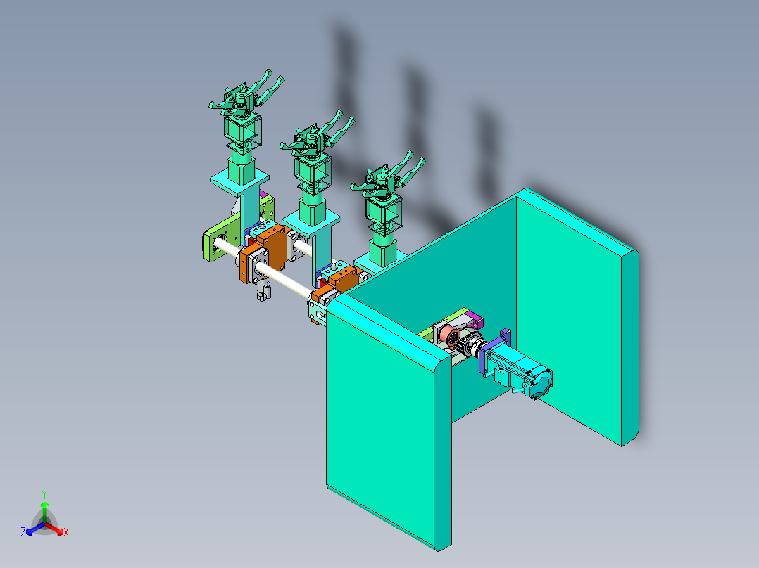 自动化设备的多工位机械手上下料