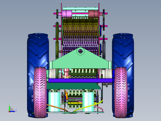 小型自走式高杆作物收割机左视缩略图