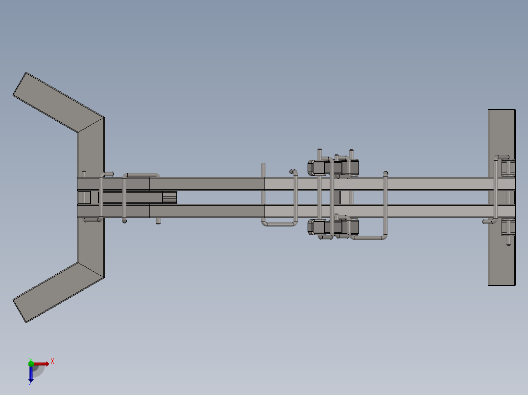 健身器材(39)俯视图