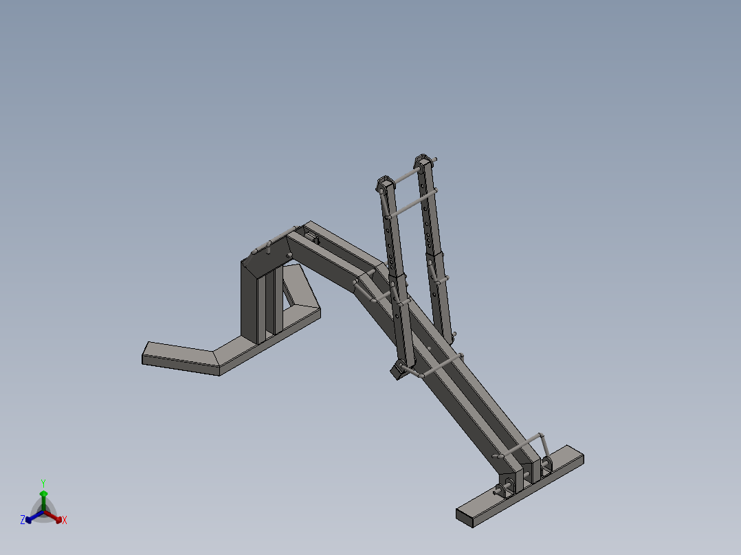 健身器材(39)正等轴测图