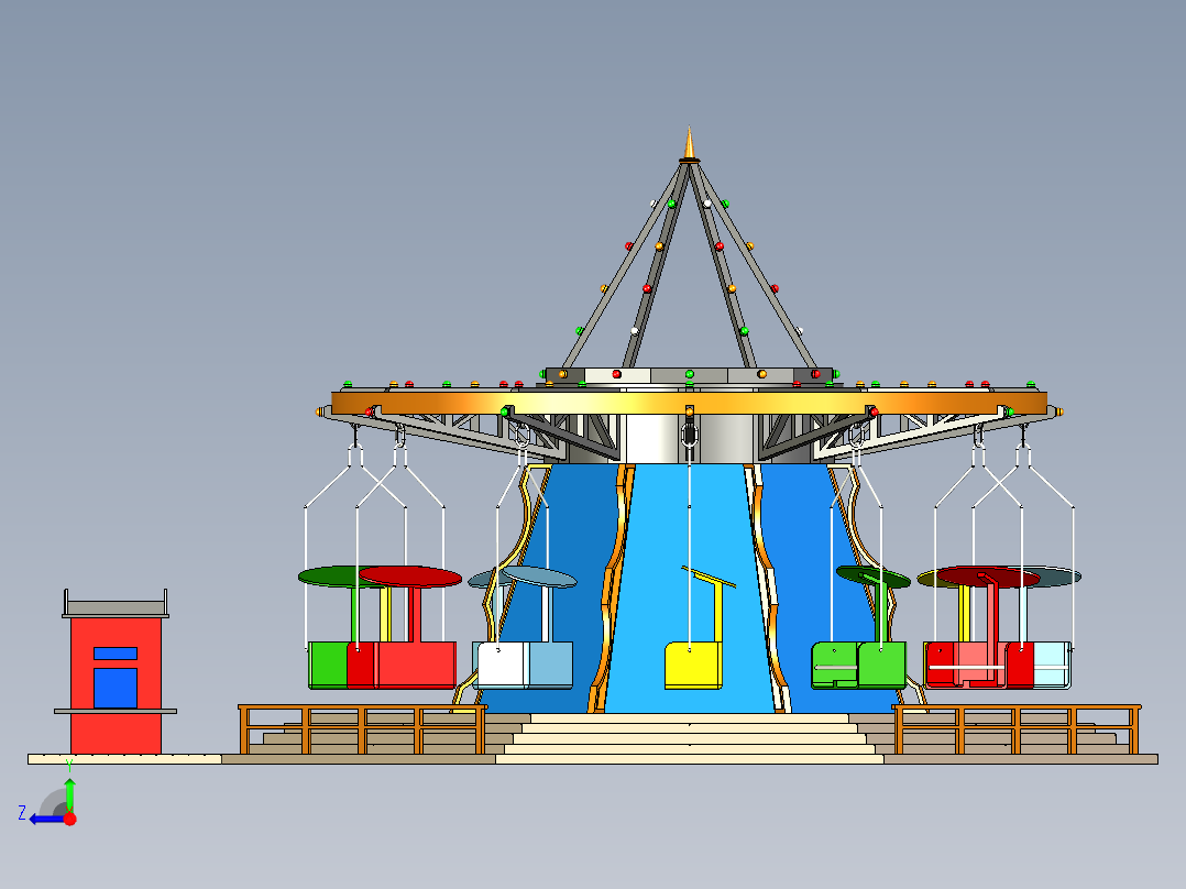 房子、建筑(2)右视图