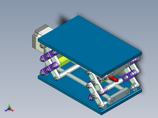 螺旋式举升机构