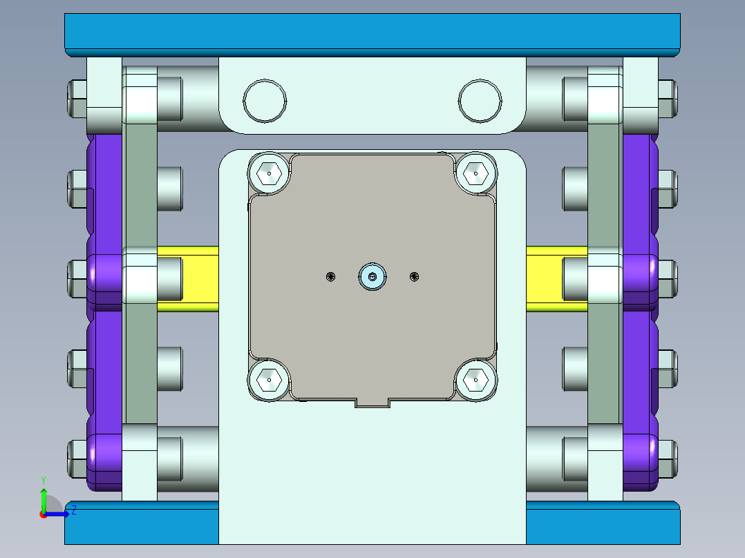 螺旋式举升机构左视图
