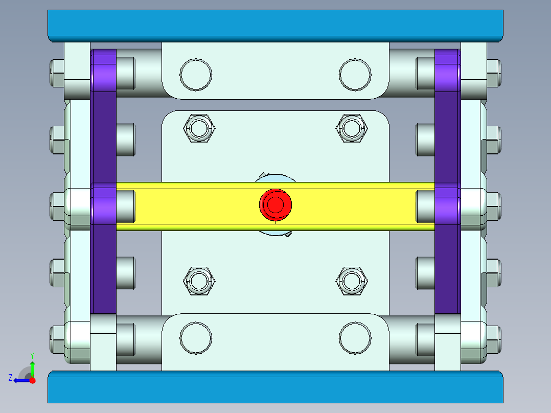 螺旋式举升机构右视图