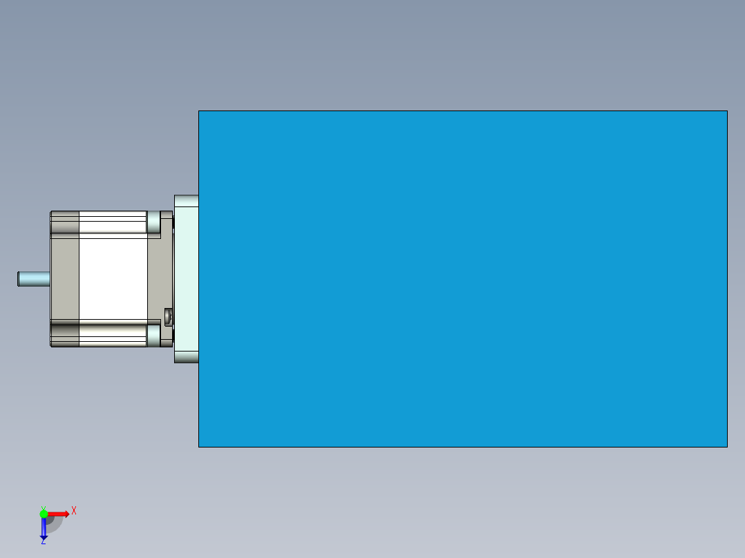 螺旋式举升机构俯视图