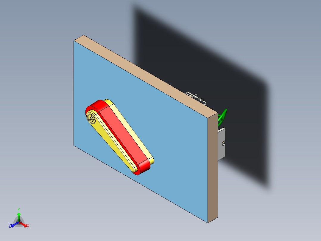 左弹球脚蹼组件