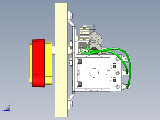 左弹球脚蹼组件右视缩略图