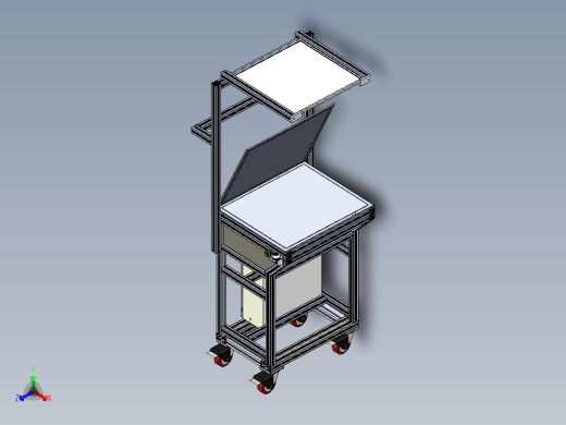 B2004837-检查站用于透射观察产品的操作台