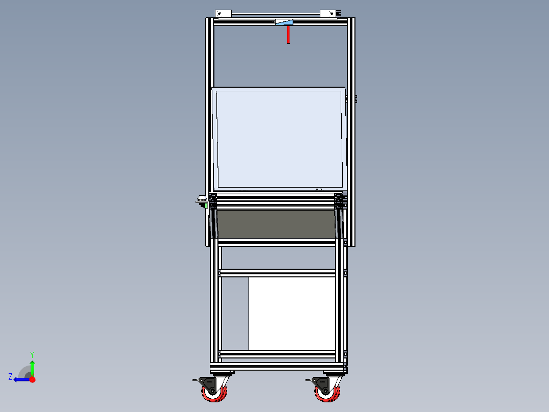 B2004837-检查站用于透射观察产品的操作台右视图