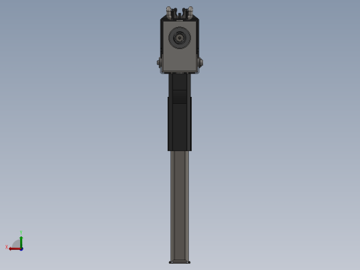 手枪左轮冲锋枪老式狙击步枪设计3D图纸crd-mac-10-inspired-smg sw后视缩略图
