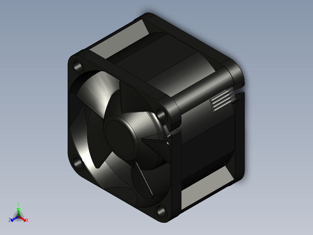 S4028风扇主视图