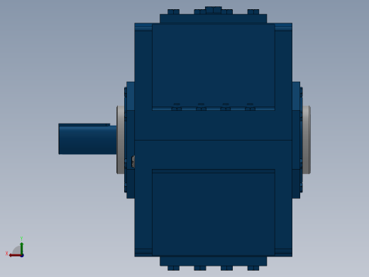 平行轴齿轮箱后视缩略图