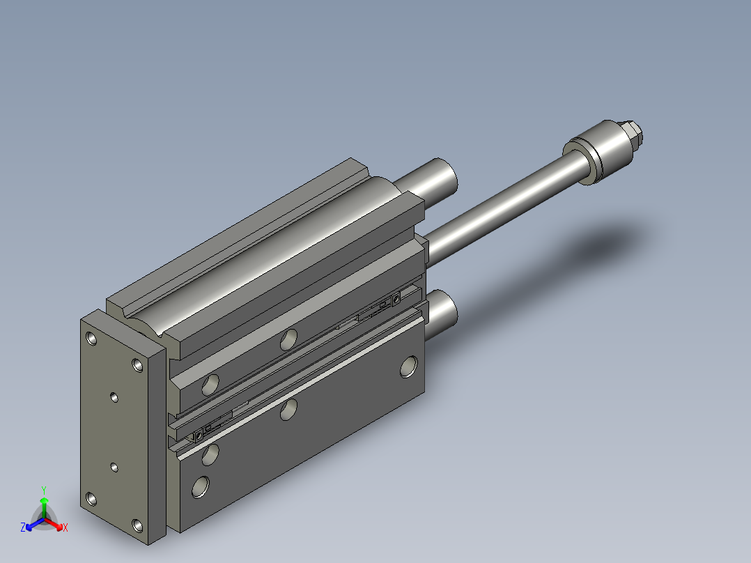 MGPM25-100BZ-XC8正等轴测图