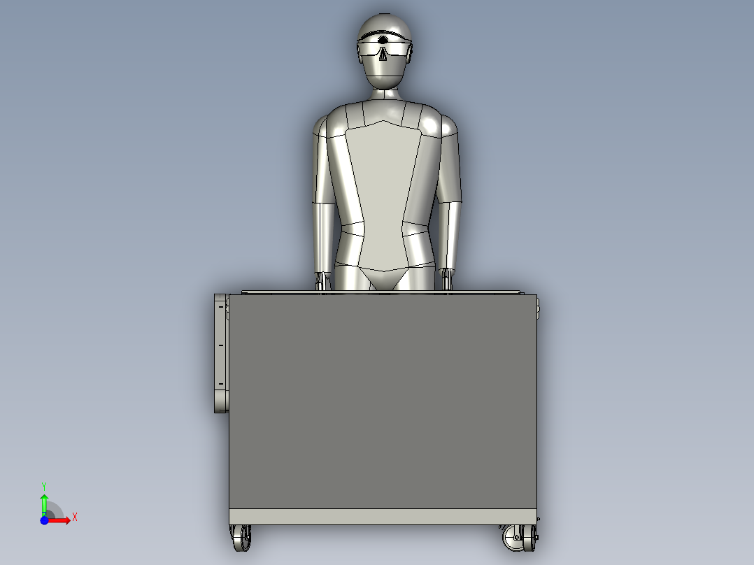 新型自动化板材输送设备前视图