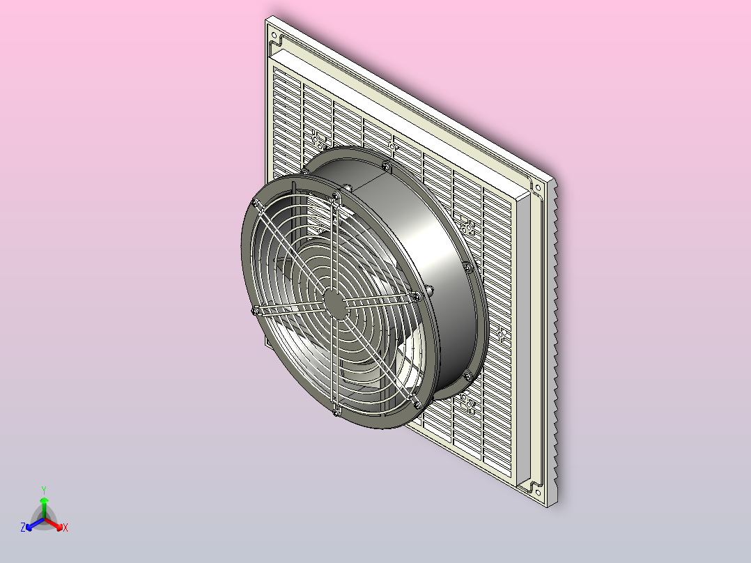 TX9806风扇及过滤器[TX9806-230B]主视图