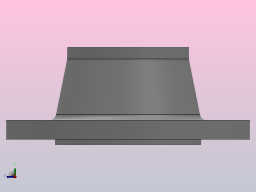凸面整体钢制管法兰_法兰 DN80-PN10 M 1右视缩略图