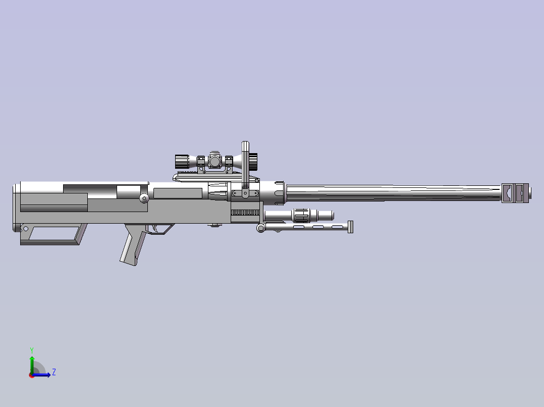 NTW20枪左视图