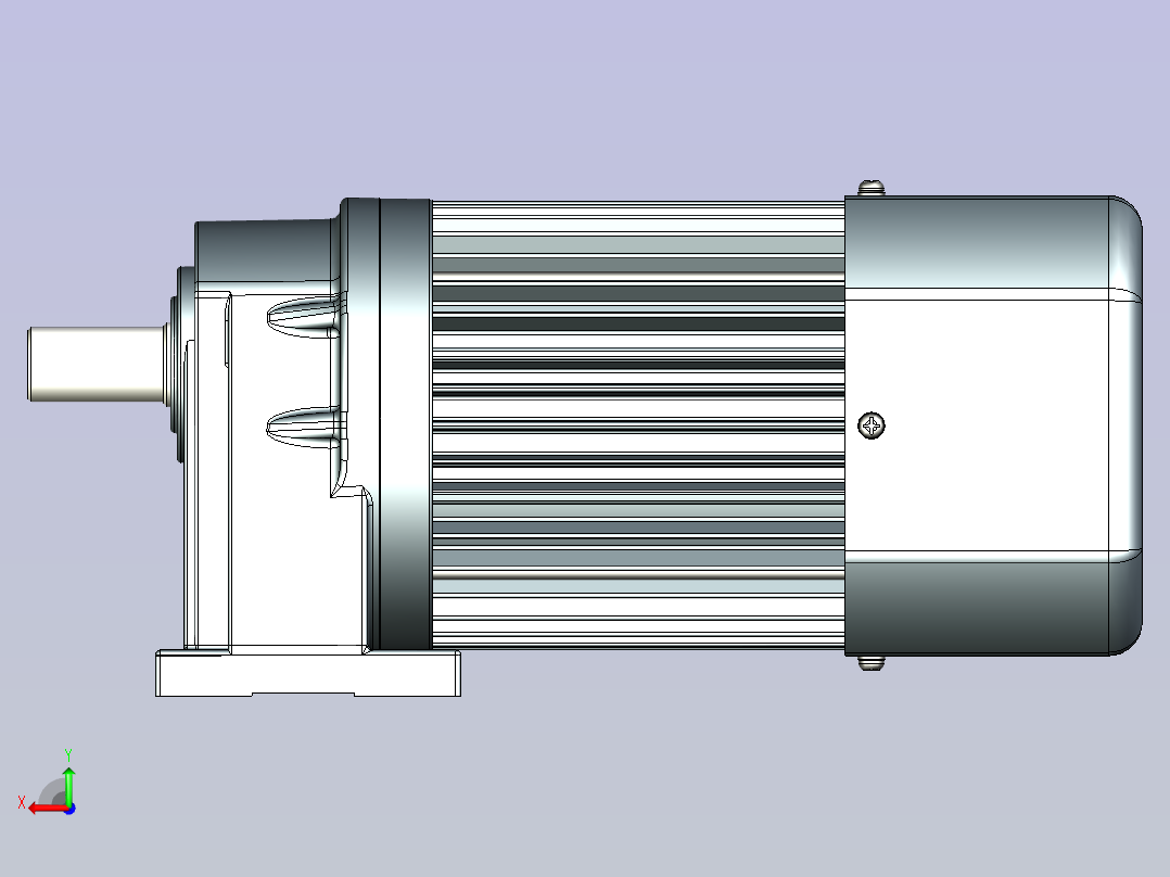 JSCC变频减速电机 f250h01-L后视图