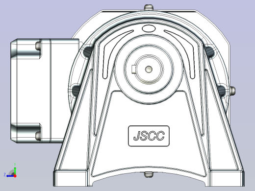 JSCC变频减速电机 f250h01-L右视缩略图