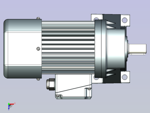 JSCC变频减速电机 f250h01-L俯视缩略图