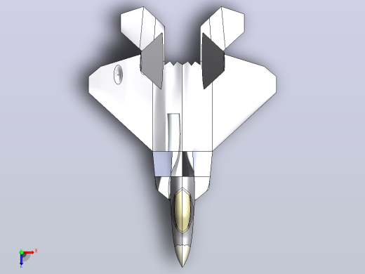 F22A猛禽战斗机俯视缩略图