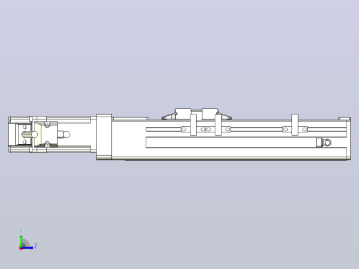 无尘螺杆滑台KCH5M-100-BC-100W-C4左视缩略图