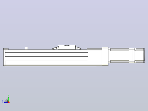 无尘螺杆滑台KCH5M-100-BC-100W-C4右视缩略图