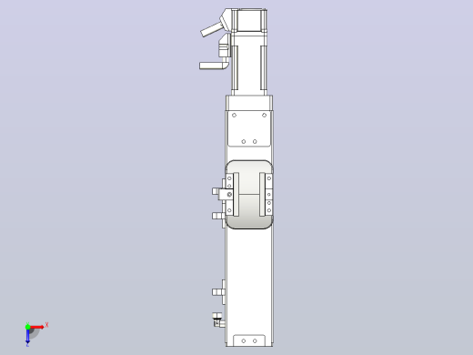 无尘螺杆滑台KCH5M-100-BC-100W-C4俯视缩略图