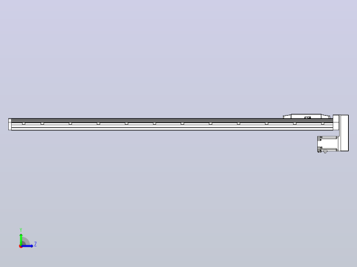 滚珠丝杠直线轴内置导轨TPA-GCR-170-2510C-L1450-MP-M75-N3左视缩略图