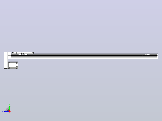 滚珠丝杠直线轴内置导轨TPA-GCR-170-2510C-L1450-MP-M75-N3右视缩略图
