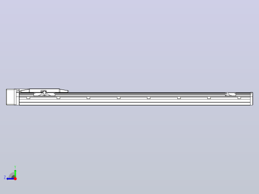 滚珠丝杠直线轴内置导轨TPA-GCR-150-2010C-L900-MR-M75-N3右视缩略图