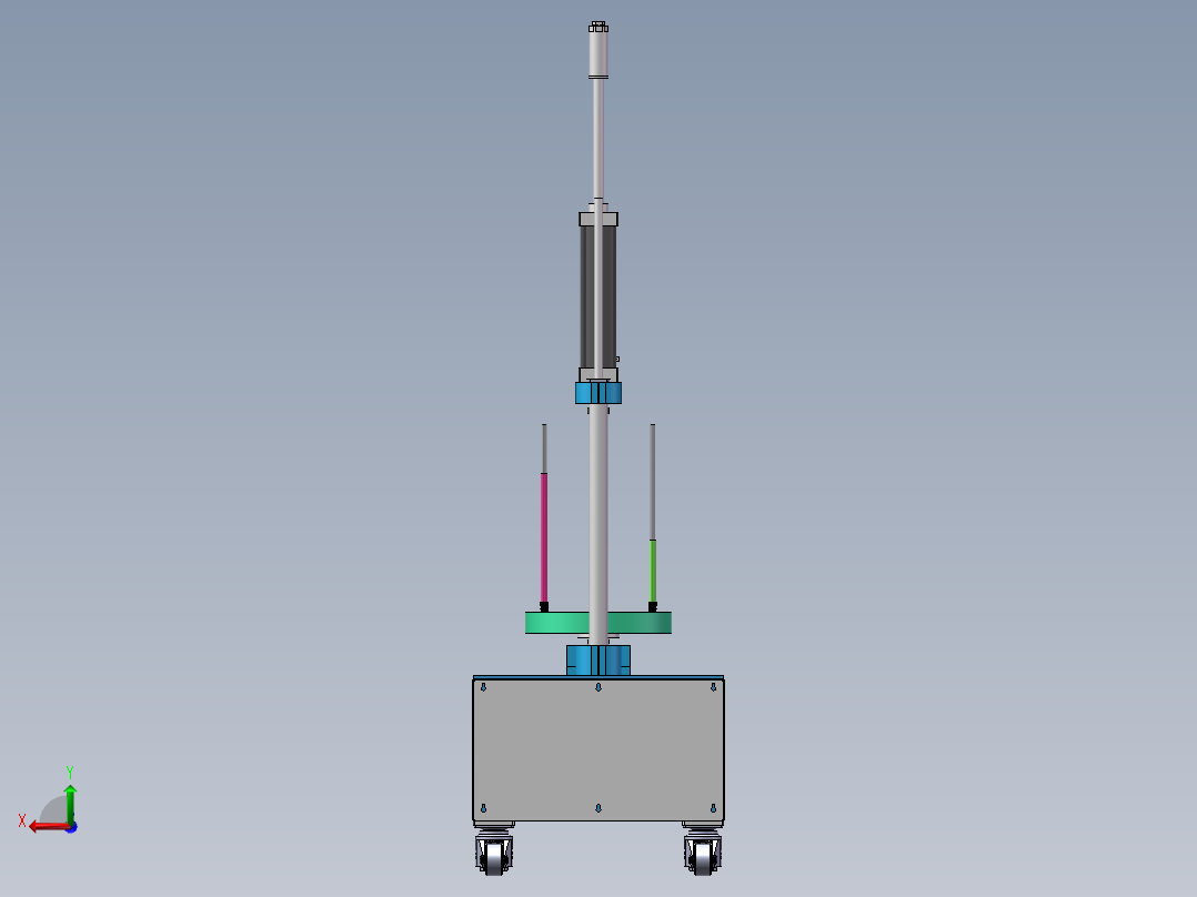 螺纹护套压缩工装sw18可编辑后视图