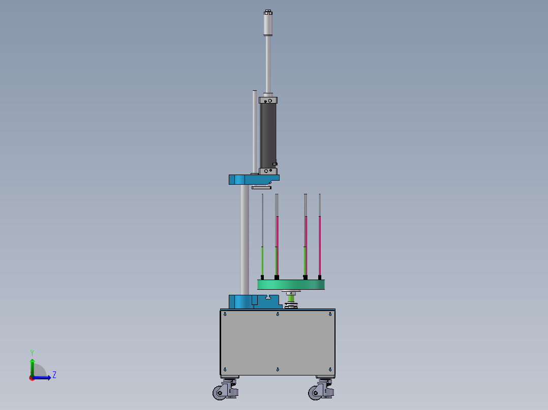 螺纹护套压缩工装sw18可编辑左视图