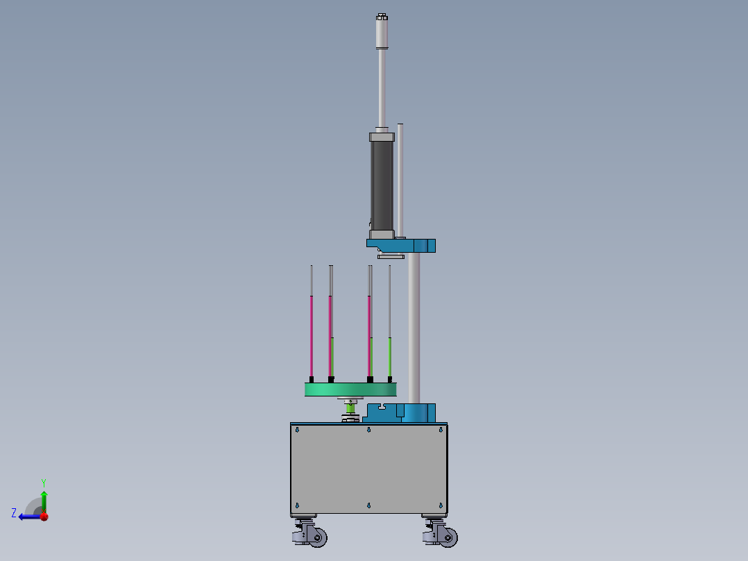 螺纹护套压缩工装sw18可编辑右视图