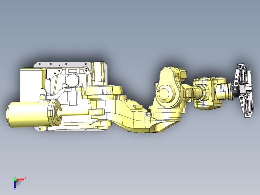 ABB机器人夹爪3D模型图纸 Solidworks设计 附STEP格式俯视缩略图