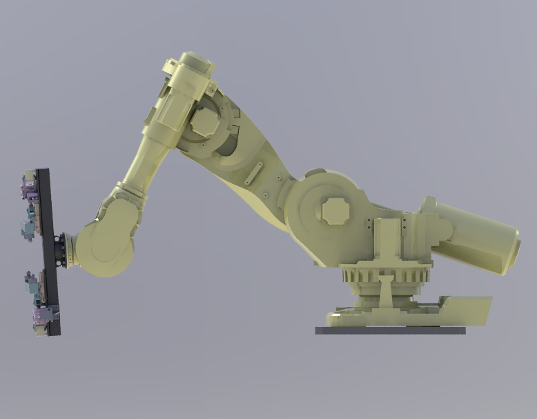 ABB机器人夹爪3D模型图纸 Solidworks设计 附STEP格式