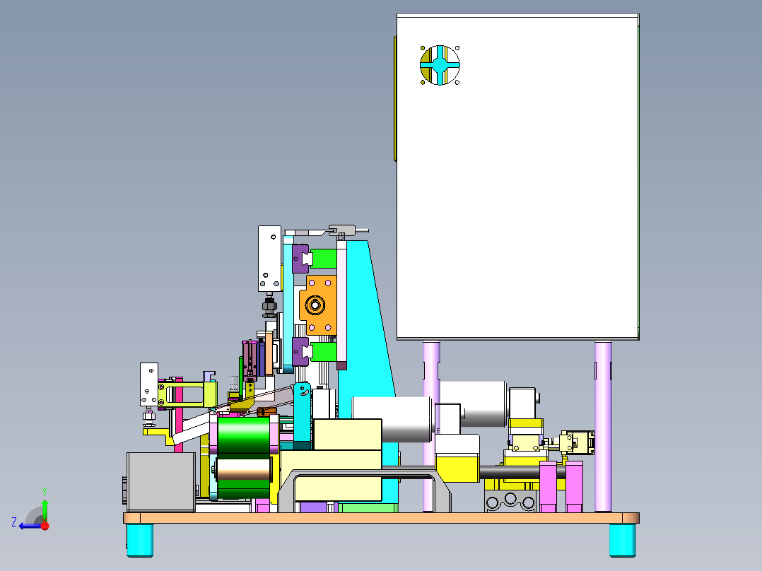 通电测试机CCD检测PIN外观尺寸含bom单sw17可编辑右视图