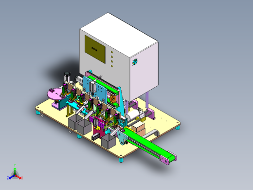 通电测试机CCD检测PIN外观尺寸含bom单sw17可编辑正等轴测缩略图
